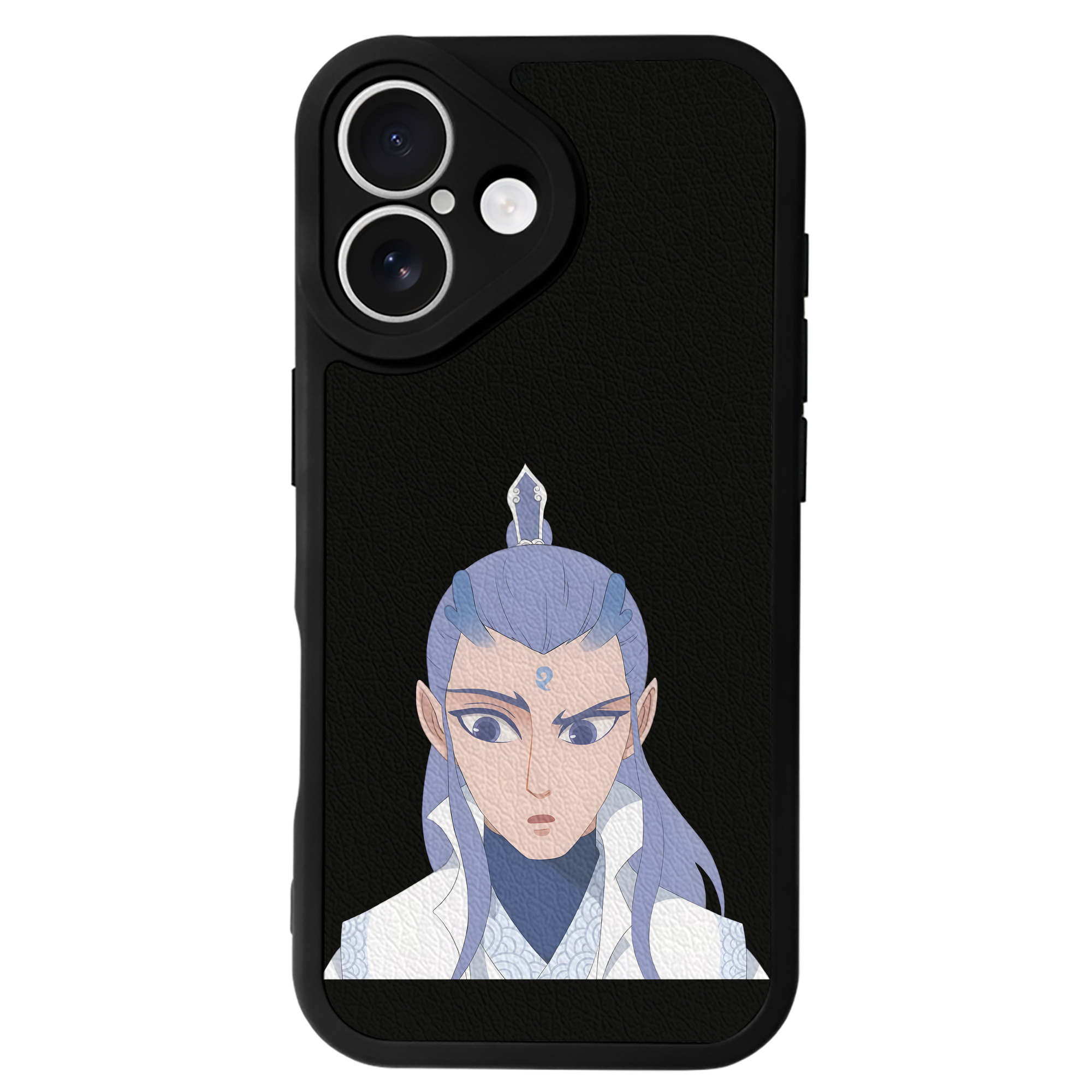 （画像用） Ne Zha 2 ナタ 魔童の大暴れ 【iPhone 16シリーズ対応】シリコンスマホケース（レザー調） 材質：シリコン
